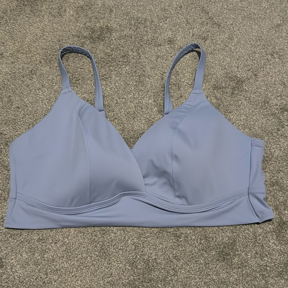 Adore Me Swim Bra Swimsuit Top Light Purple Lilac 4X Wireless Adjustable Strap